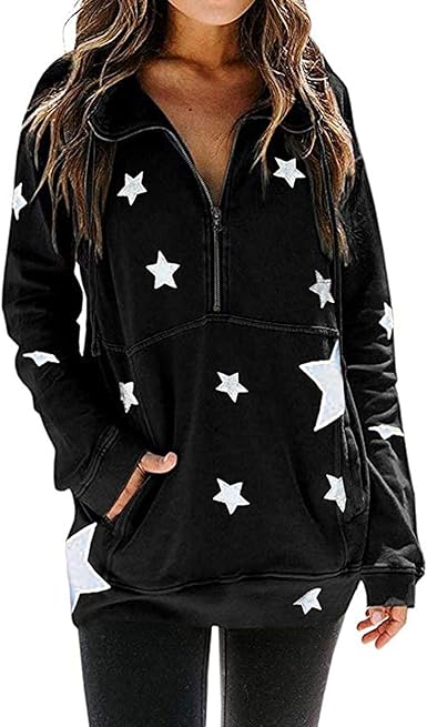 half zip up sweater women's