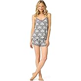PJ Salvage womens Shady Beach Dreams Collection Cami and Shorts Pj Set