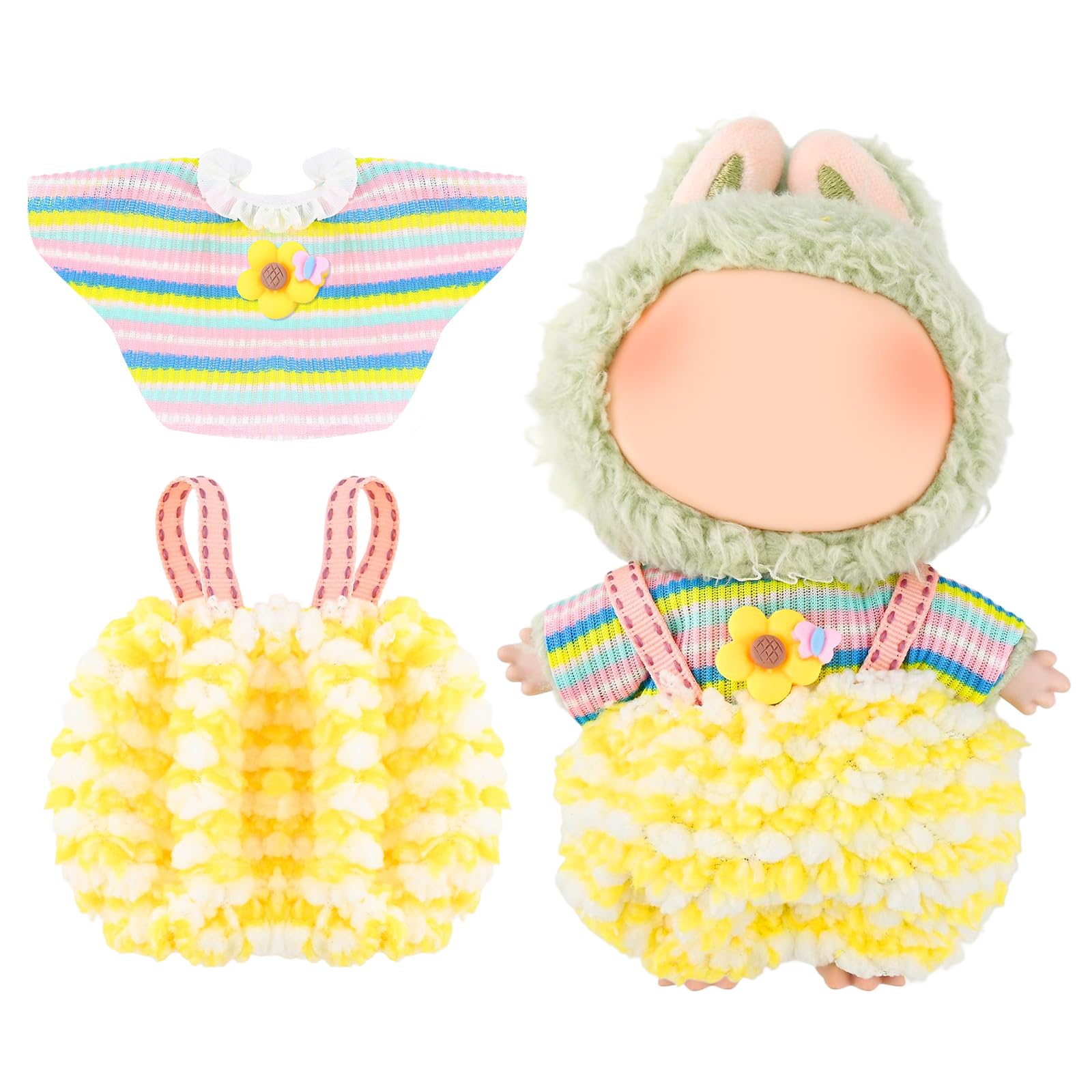 Photo 1 of 17cm Doll Clothes, Doll Clothing Outfit Set, Cute Accessories for Dolls, Doll Not Included, LBB-54