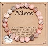 HUTIMY Niece Bracelet from Aunt Auntie Women Jewelry Unique Happy 18Th Birthday Gifts for Niece