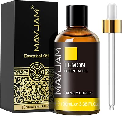 MAYJAM Lemon Essential Oils 100ML for Diffuser Humidifier DIY Home Office