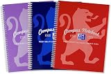 Oxford Campus A4 Notebook Wirebound 8 mm Lined 140 Pages Pack of 3