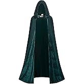Regenboog Renaissance Velvet Cape for Women,Medieval Cape for Women,Halloween Gothic Cloak,Velvet Cloak