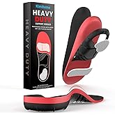 Kimihome Plantar Fasciitis Relief Insoles - High Arch Support Inserts - FSA Eligible Items Only List - Heel Cups & Shoe Inserts for Heel Pain Relief - Planter Facetious Relief Support Inserts - S