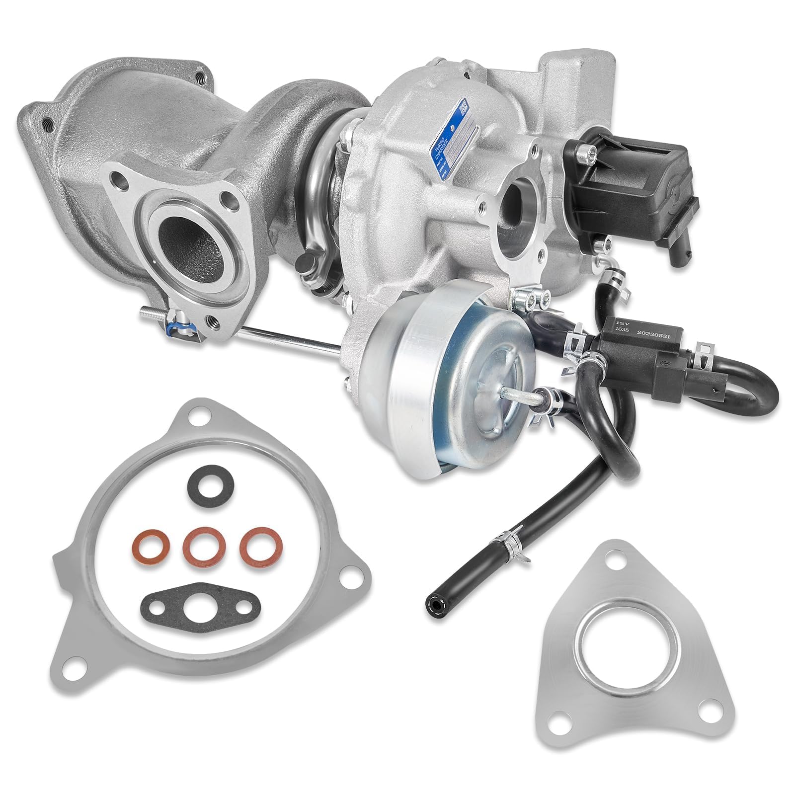 Photo 1 of KP39 1.6 Turbo charger Kit with Gaskets Compatible with Ford Escape 2013-2016, Fiesta 2014-2017, Fusion 2013-2014, Transit Connect 2014-2015 1.6L, Turbocharger Replace# CJ5G6K682DA, 54399700144