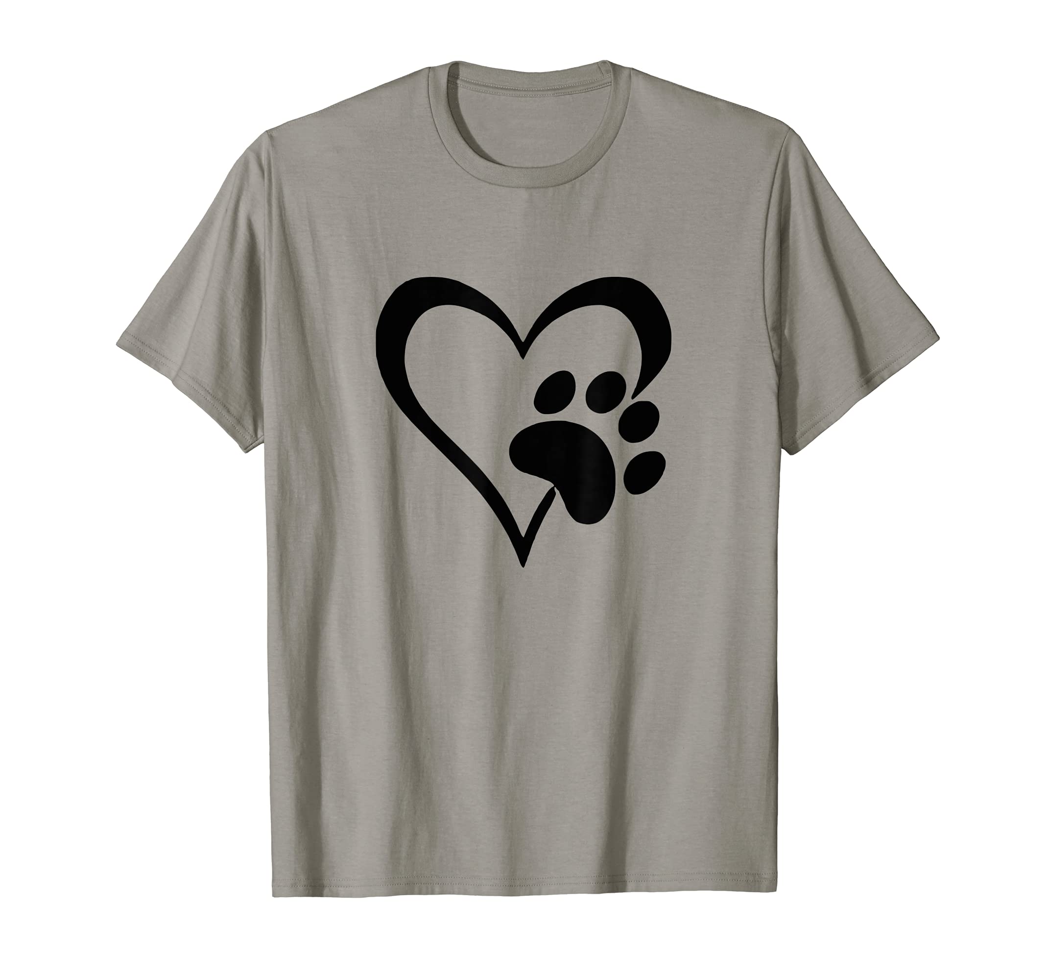 Dog Mom Paw Heart - Dog Mama T-Shirt