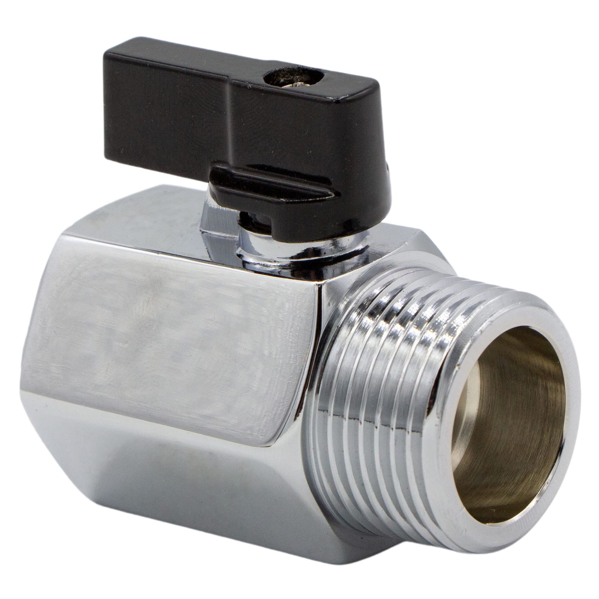 VARIOSAN Mini Ball Valve, Brass 14924, 1/4 Inch Female x 1/4 Inch Male Thread