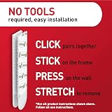 Command 20 lb X-Large Picture Hanging Strips, 16 Pairs, White, Heavy Duty, view 6
