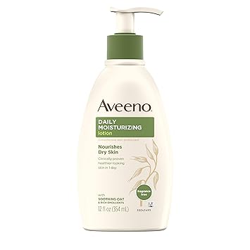 Aveeno Moisturizing Lotion, Fragrance Free, 12 oz
