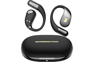Monster Open Ear AC328 Wireless Earbuds, Open Ear Headphones 32H Playtime, Lightweight Comfort Bluetooth Earbuds, Bluetooth 6