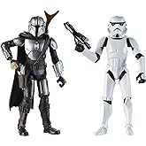 STAR WARS Galaxy of Adventures The Mandalorian 5-Inch-Scale Figure 2 Pack with Fun Blaster Accessories, Toys for Kids Ages 4 and Up (Amazon Exclusive)