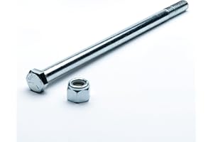 HD Switch Front Axle Bolt & Lock Nut for eXmark Toro 325-39 325-24 1-800335 99-5107 1/2-13, commonly paired w/126-5361 103-5156 103-2768 1-633584 1-633585 Caster Wheels 13x6.50-6, 15x6.00-6, 12x6.00-6