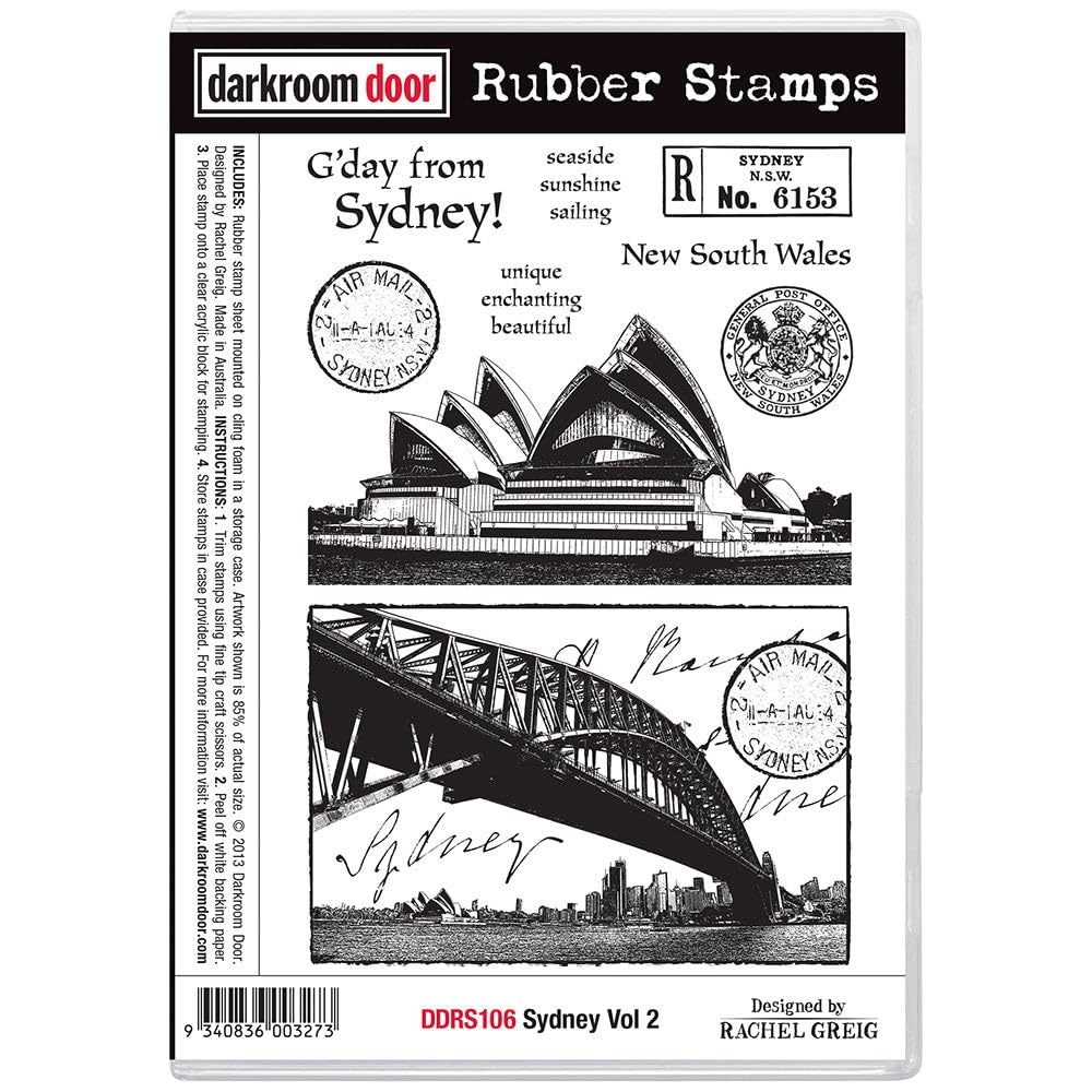 Darkroom Door Rubber Sydney Vol 2 Stamp Set
