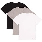 Calvin Klein Kids Boys' Short Sleeve Cotton Crewneck T-Shirt Multipack