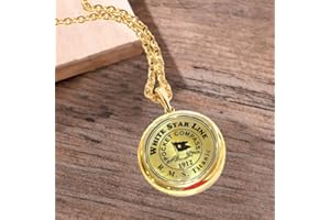 SMIZZY ; (RE)TOUCHING LIVES Smizzy Navigational Maritime Vintage Nautical Brass Compasses Fully Functional Titanic/Robert Frost Poem Compass/Sundial for Gift and Home Décor