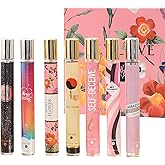 YHAYHO Eau de Parfum Spray for Women, Portable Mini Perfume Gift Set with Multiple Fragrances - Floral, Sweet, Fruit, Milk, Wood, Vanilla & Musk (7x1.2 Fl.Oz.)