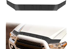 TIEZFUL Hood Deflector Fit for Toyota Tacoma 2016-2022 2023 Accessories Hood Protector Bug Deflectors Offroad Hood Shield TPE Low Profile Bug Deflectors Fit for Toyota Tacoma 2023 2016-2022 Accessory