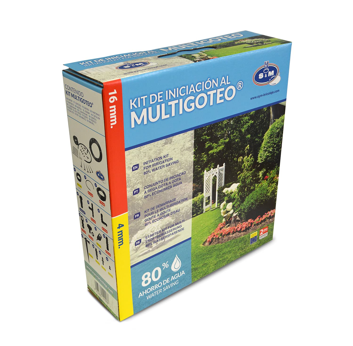 S&M Starter Kit to Drip Irrigation, Black