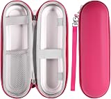 Hemiks Electric Toothbrush Travel Case Waterproof Portable Rose Red