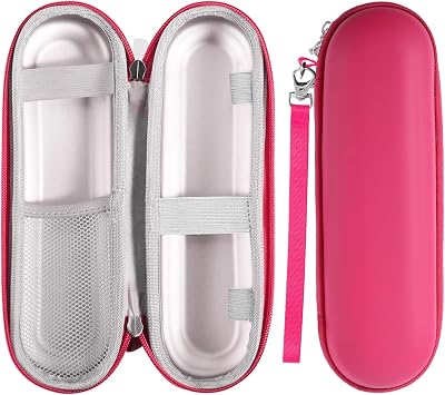 Hemiks Electric Toothbrush Travel Case Waterproof Portable Rose Red