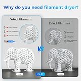 Creality Space Pi X4 Filament Dryer Box 4 Spools Dual Heaters 75C Dehumidify view 3