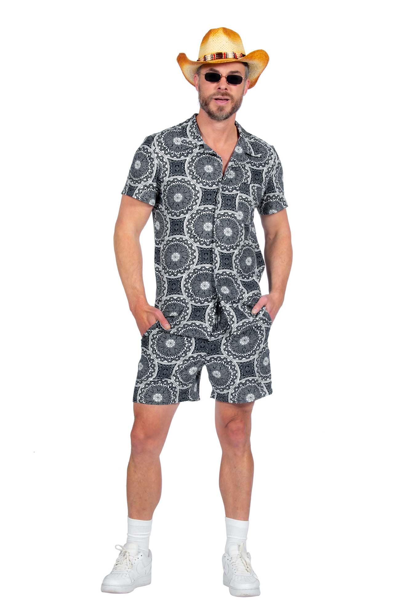 WILBERS & WILBERS 5117-S Festival Mandala Print Set, Blue, S