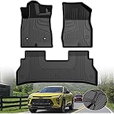 Original 2024 2025 2026 Trax Floor Mats for Chevrolet/Chevy Trax LS/1RS/LT/2RS/ACTIV Models - TTX LIGHTING Floor Liners Custom Fit 2025 2026 Chevy Trax 1st and 2rd Row Car Mats Interior Accessories
