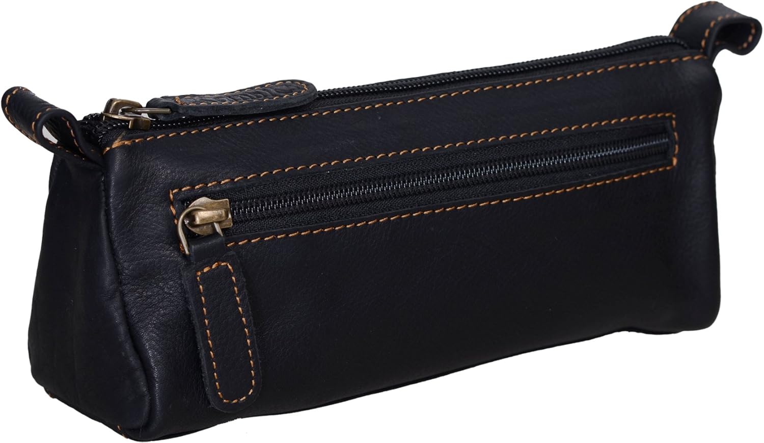 Leather Pencil Pouch pen case Craft Tool holder For School College Offic Work gift for students,artists.