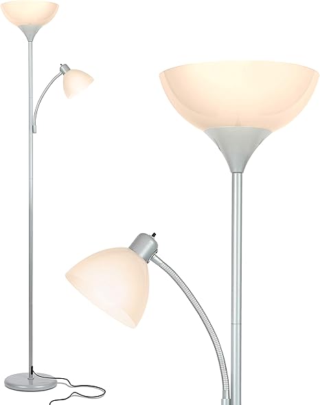 Lighting Ceiling Fans Floor Lamps Jet Black Led Bulb Included