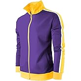 SCREENSHOT Mens Hip Hop Premium Slim Fit Comfort Track Jacket - Athletic Fitness Fashion Urban Lifestyle Streetwear Top