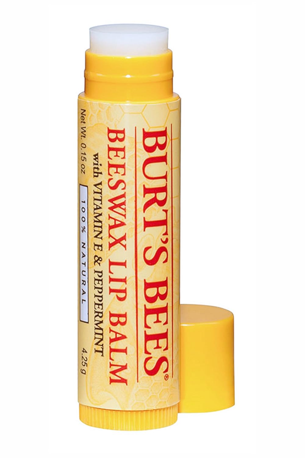 Burt's Bees 100 Natural Lip Balm, 4.25 g Beeswax Amazon.co.uk Beauty
