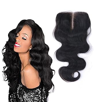 Amazon Com Dingli Hair 4x4 Middle Part Body Wave Full Lace