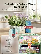 LetPot LPH-Air Hydroponics Growing System 24W Full Spectrum Light 10 Pods view 5