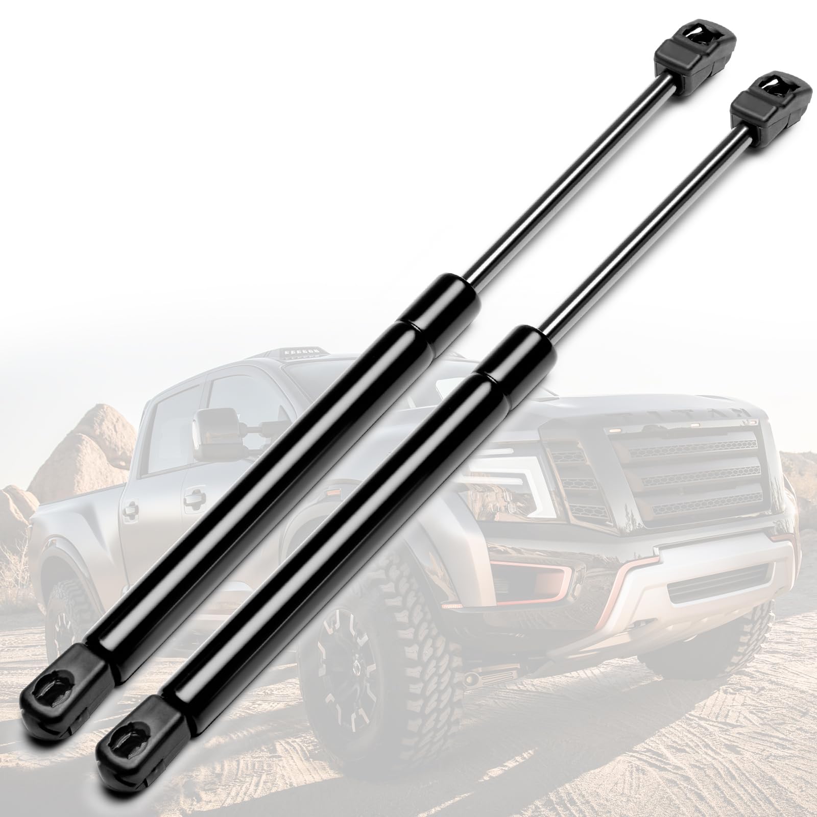 Photo 1 of Vepagoo 4182 Front Hood Gas Struts Rods Shocks Springs, Compatible for 2004-2015 Nissan Titan or 2004 Nissan Pathfinder or 2005-2015 Nissan Armada Lift Supports, 95410, 14260, 4496TX, 4497TS
