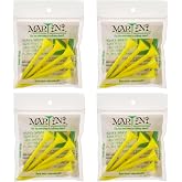 Martini Golf Tees 3 1/4" 4 Pack of Yellow - 20 Tees Total - Virtually Unbreakable
