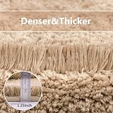 Non Slip Bath Mat 2 Pack Thick Microfiber Beige 40x60cm 50x80cm view 3