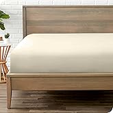 Bare Home Fitted Bottom Sheet King Size - Premium 1800 Microfiber - Ultra-Soft Hotel Luxury - Deep Pocket - Durable and Long Lasting (King, Sand)