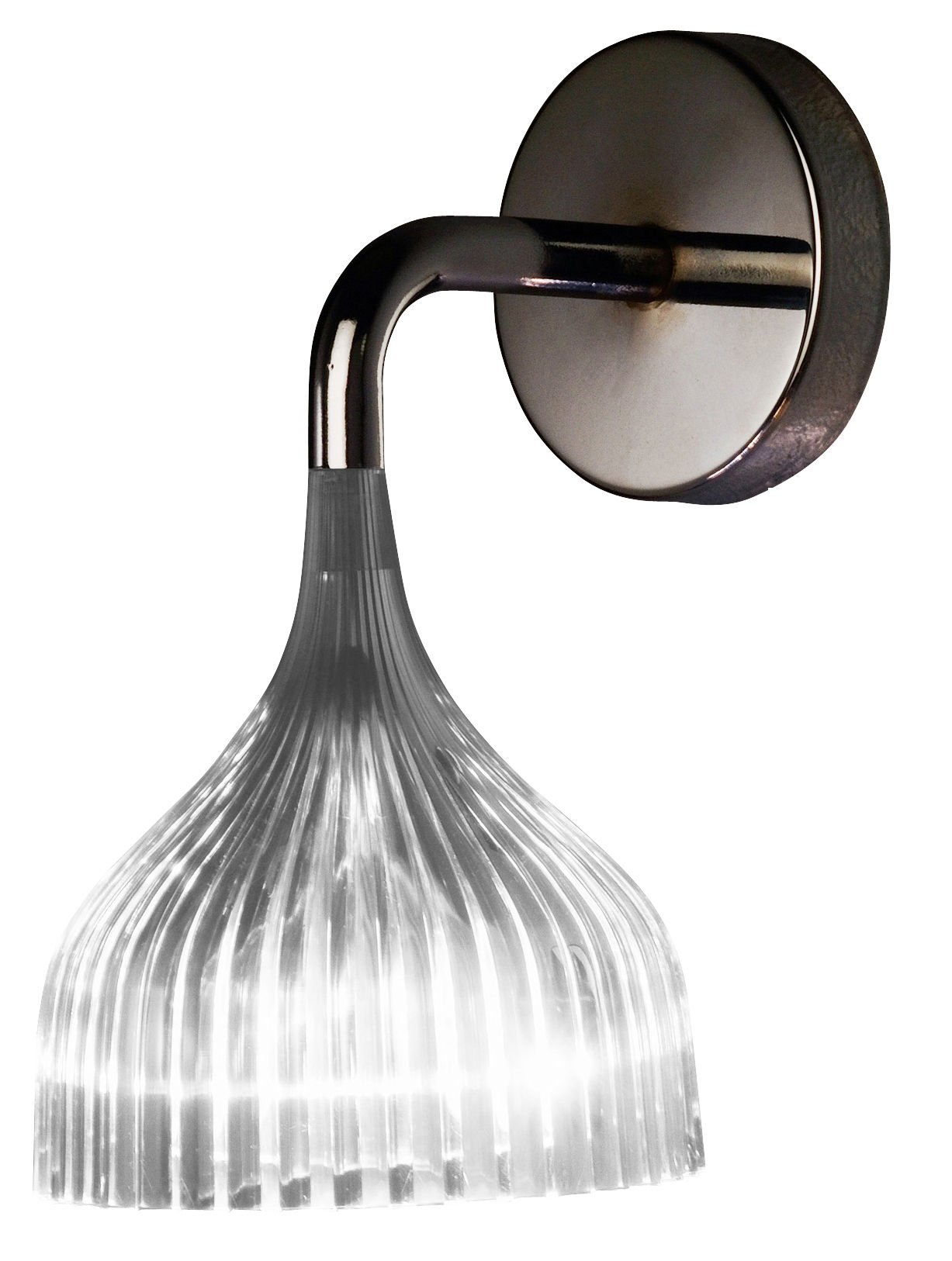 Kartell 09045B4 "E" Lamp, Plastic, Transparent