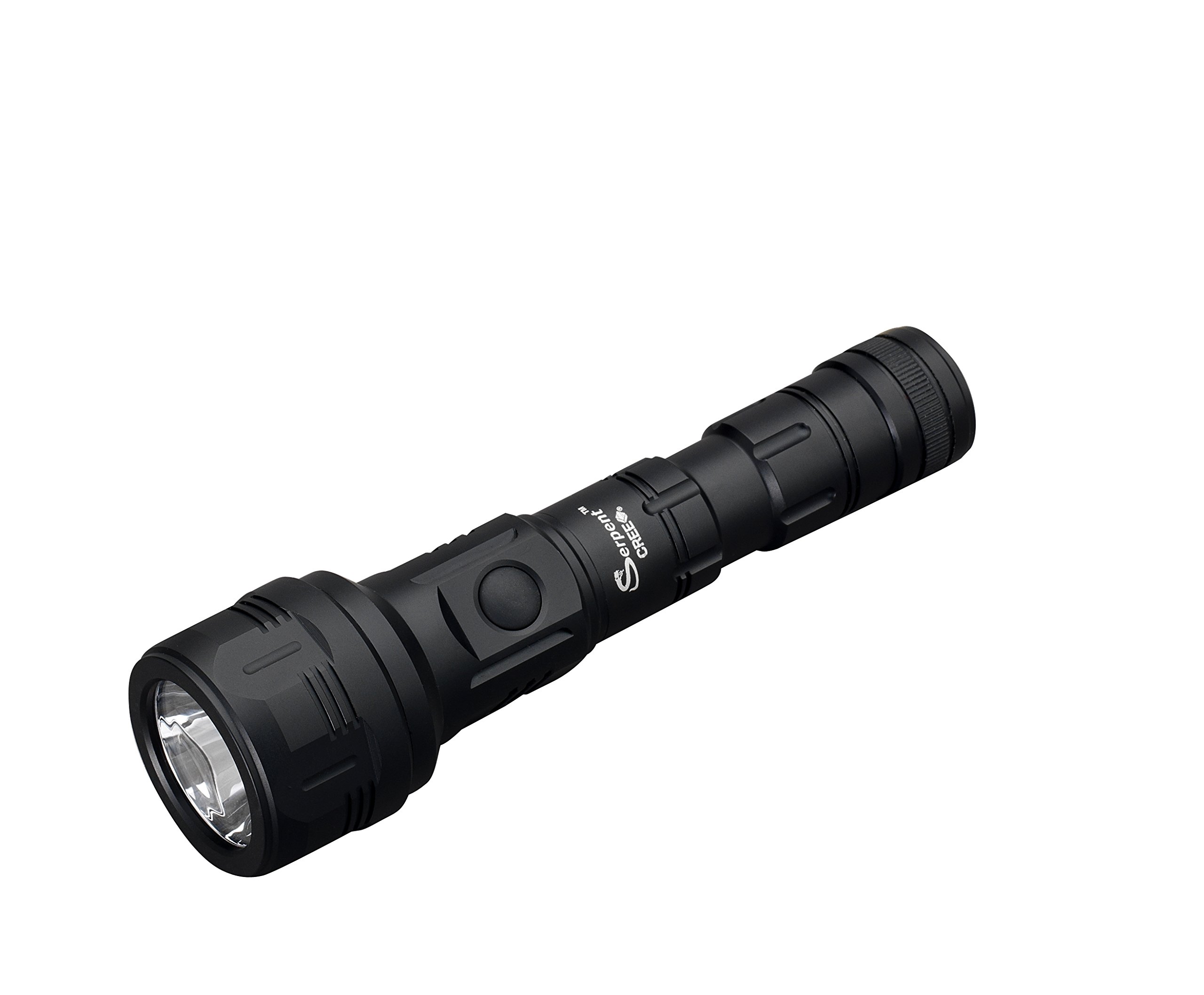 Serpent LSL11 Tactical Rechargeable Body Switch Handheld High Lumen Output Multi-Brightness Law Enforcement High Power LED Up to 600 lumens Aluminum Flashlight