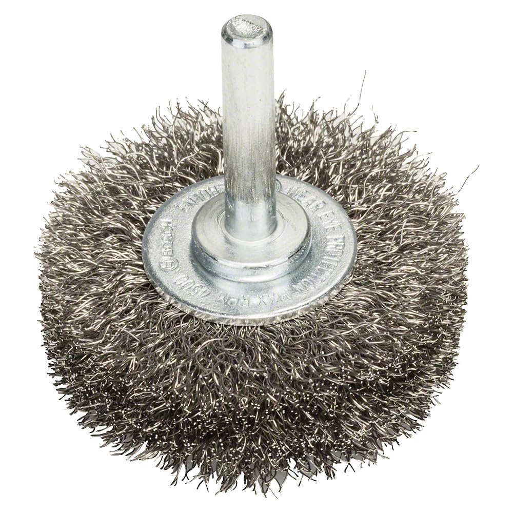 Bosch 2608622120 50Mm X 6Mm Shank Wire Wheel Crimped Wire 0.2Mm INOX