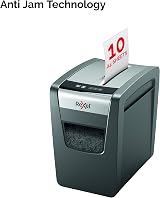 Rexel Momentum X410-SL Slimline Cross Cut Shredder 10-11 Sheets 23L Black view 6