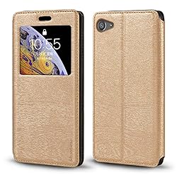 Shantime Sony Xperia Z5 Compact Case, Wood Grain