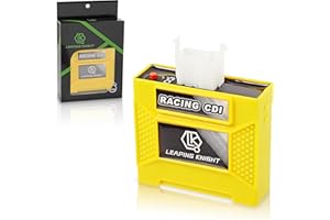 LK LEAPING KNIGHT 6 Pin AC CDI Box High Performance Racing Part Digital Adjustable 9 Ignition Curves for CG 125cc 150cc 200cc 250cc Vertical Engine ATV Dirt Bike Go Kart Scooter Moped Motorcycle Parts