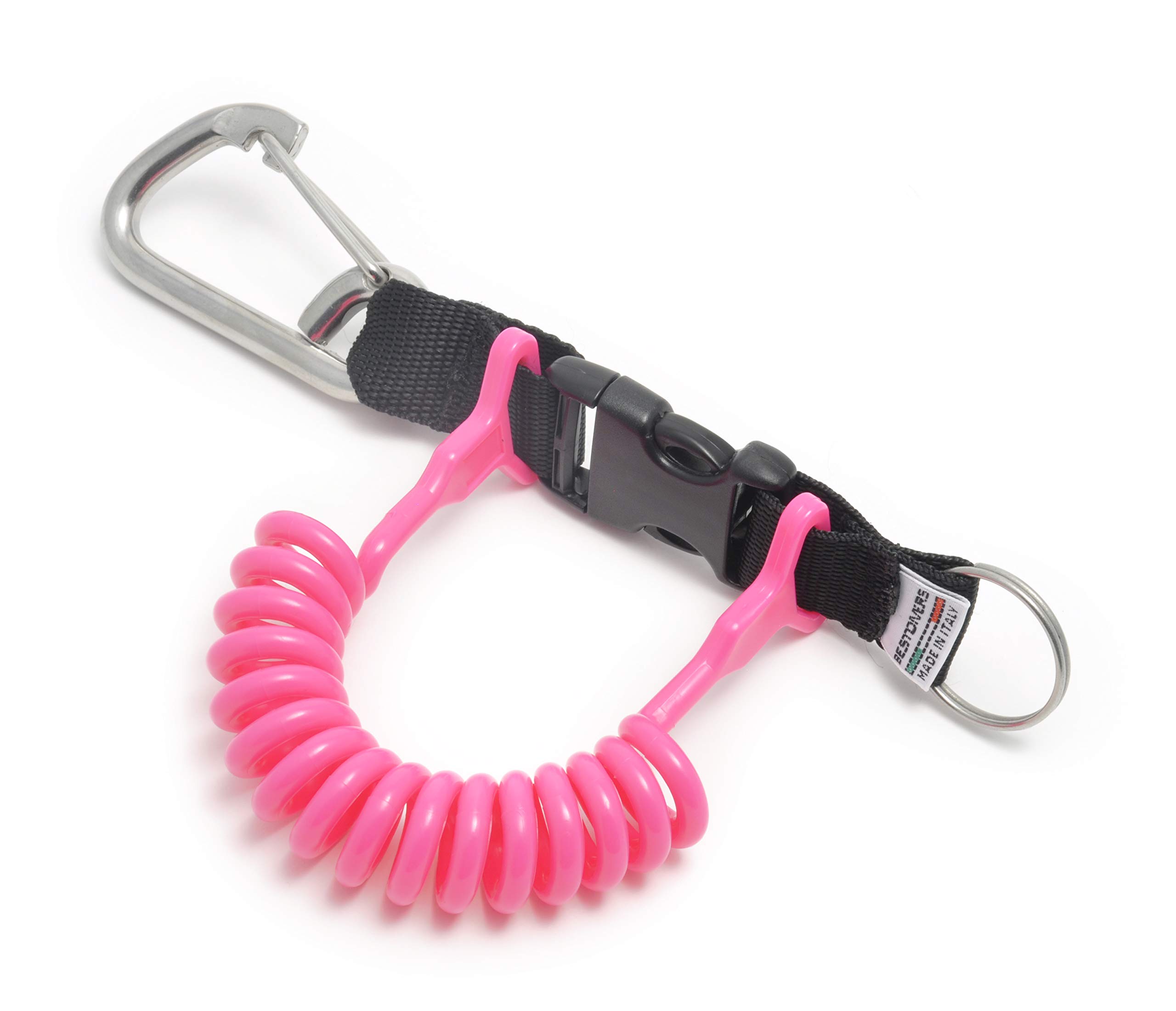 Best divers Extendable Clip Color Strong Fuchsia Spiral ø30x6 mm, Unisex Adult