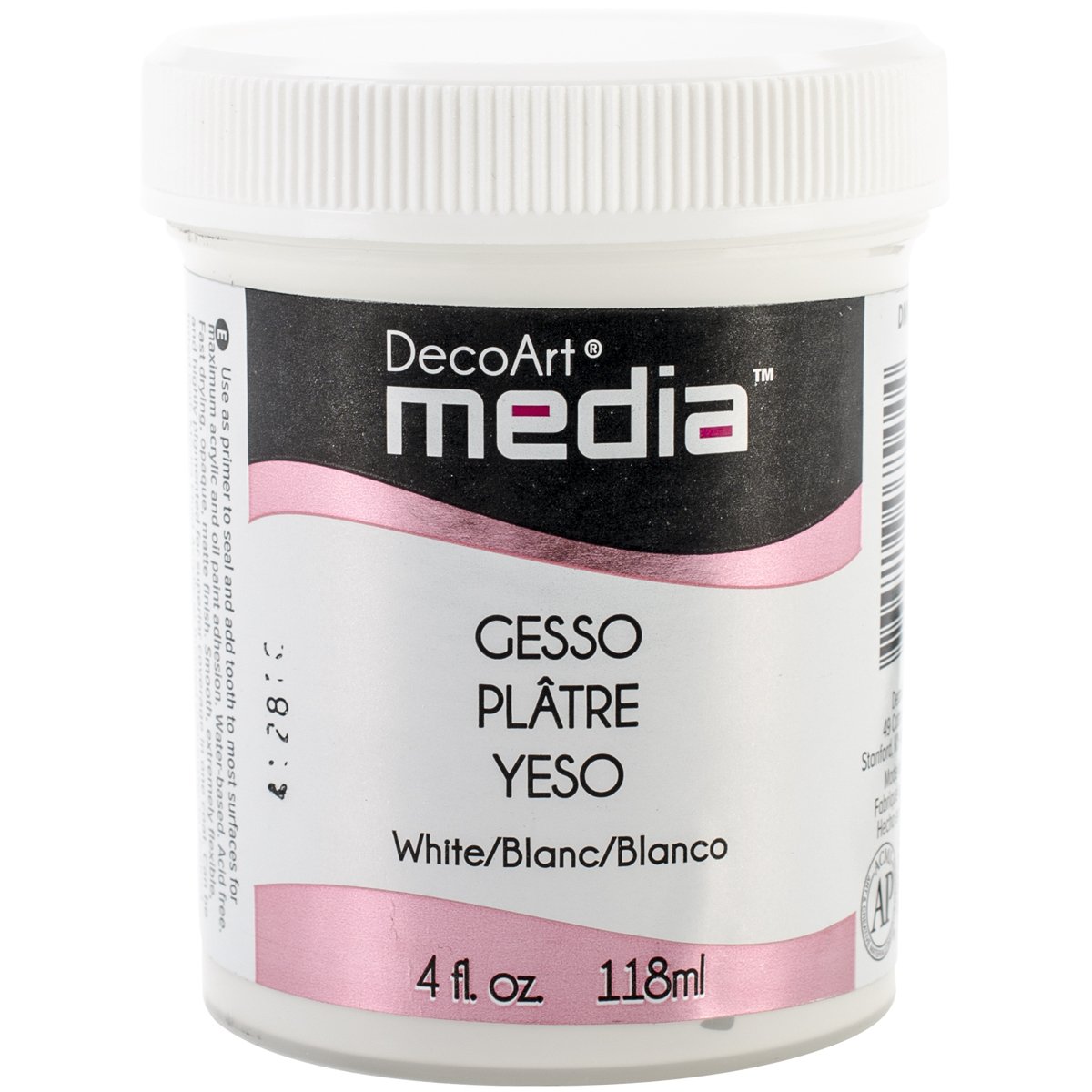 DecoArt Media Paint Finishes, White Gesso