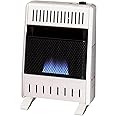 ProCom Heating Liquid Propane Ventless Blue Flame Heater With Base Feet - 10,000 BTU, Manual Control - Model# ML100HBA-B