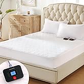 Westinghouse Heated Mattress Pad Queen, Comfortable Electric Mattress Pad with 10 Heating Settings & 1-12 Hours Auto Shut Off