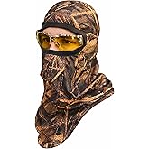 Hunting Face Mask Light Weight, Camo for Turkey, Bow, Deer, Duck, Goose, Coyote - Camouflage Gear for Men, Breathable Netting