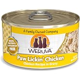 Weruva Classic Cat Food, Paw Lickin&rsquo; Chicken with Chicken Breast in Gravy, 3oz Can (Pack of 24)