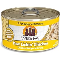 Weruva Classic Cat Stews - Chicken & Salmon In Gravy, 3oz Pouch (Pack Of 12) - Grain Free Wet Cat Food